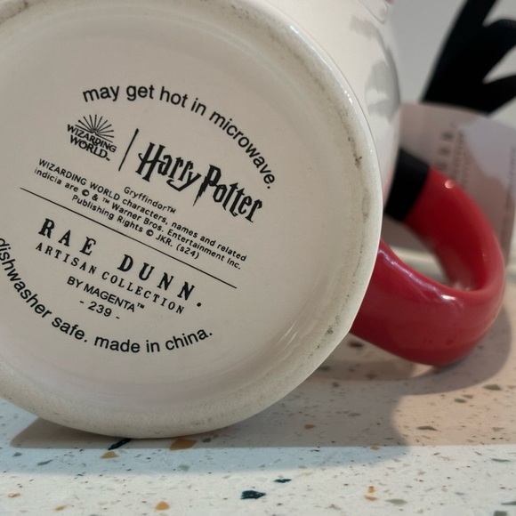 Harry Potter Gryffindor Coffee Mug By Artist Rae Dunn - Picture 8 of 8